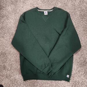 Forest Green Russel Athletics Blank Crewneck